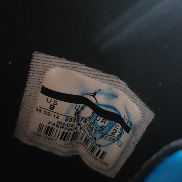 Jordan 9 photo blue black bottom - Picture 4 of 6